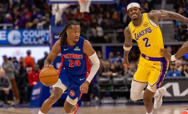 活塞詹金斯爆发逆转湖人九连胜 青训新星成关键